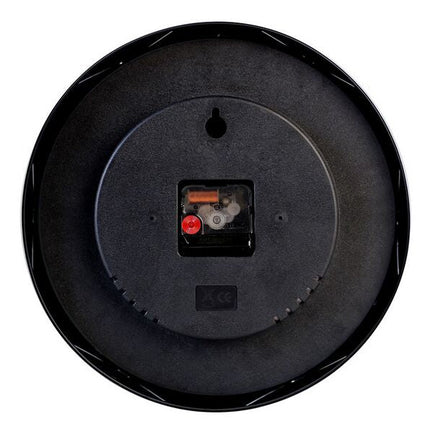 Okrągły zegar ścienny z papugą