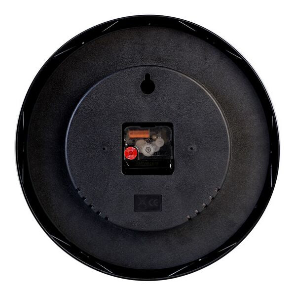 Okrągły zegar ścienny z papugą