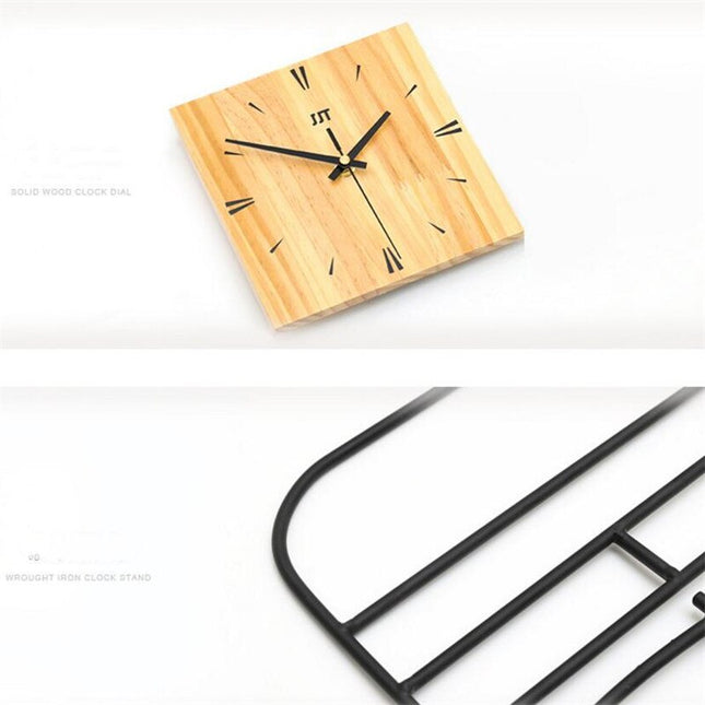 Nowoczesny zegar ścienny w kształcie butelki