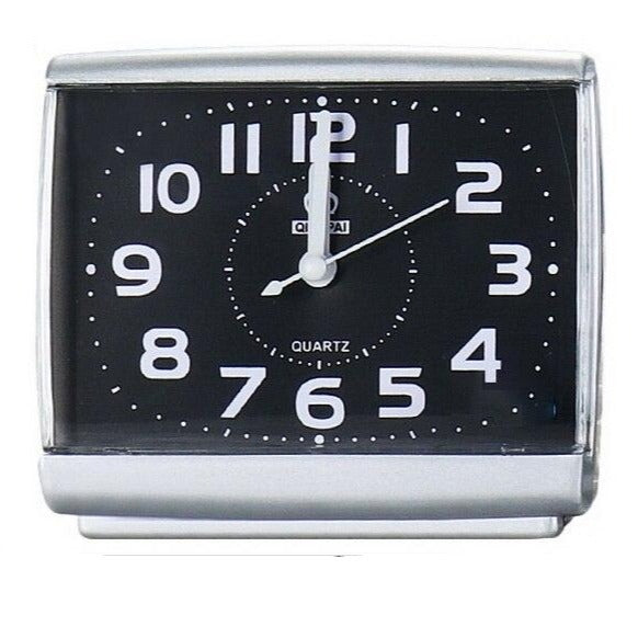 Prosty kwadratowy budzik na baterie