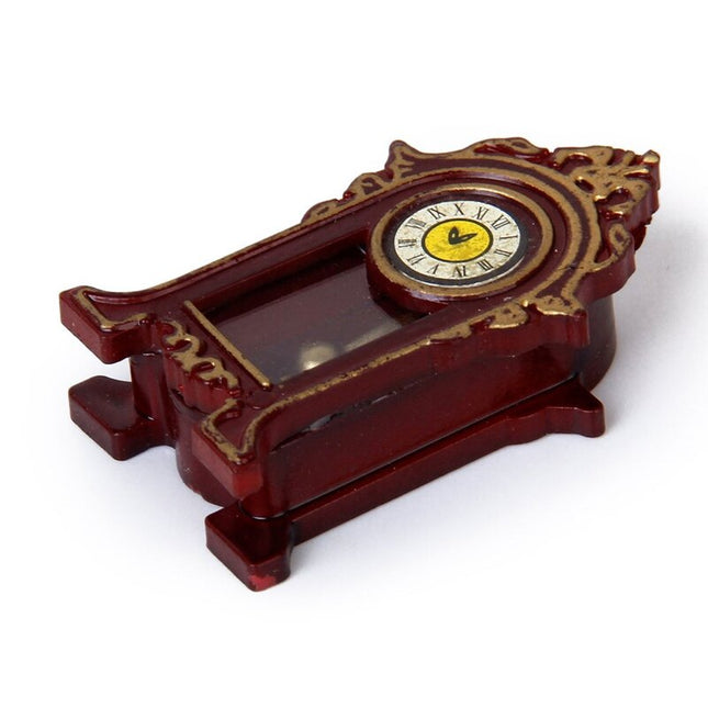 Miniaturowy zegar kominkowy w stylu vintage