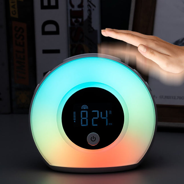Cyfrowy budzik z lampką nocną RGB