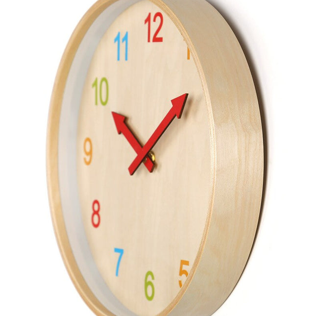 Kolorowy zegar edukacyjny dla dzieci