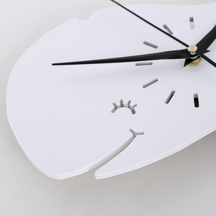 Zegar ścienny do pokoju dziecka wieloryb