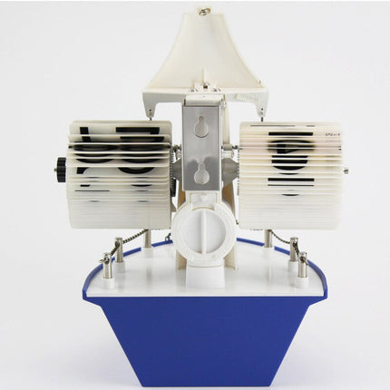 Zegar klapkowy na biurko Statek