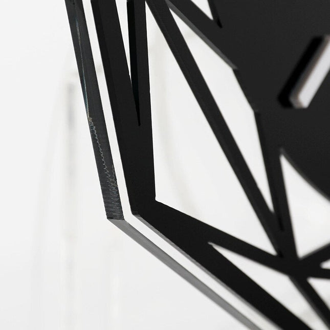 Designerski metalowy zegar stołowy loft