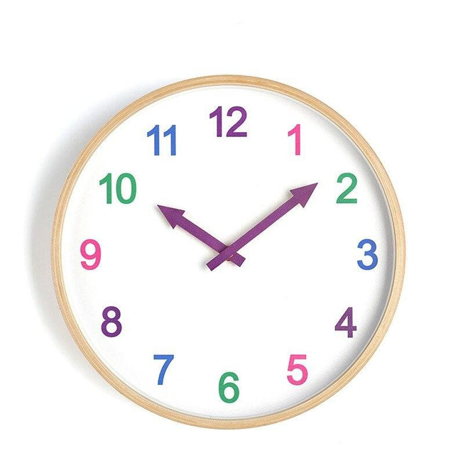 Kolorowy zegar edukacyjny dla dzieci