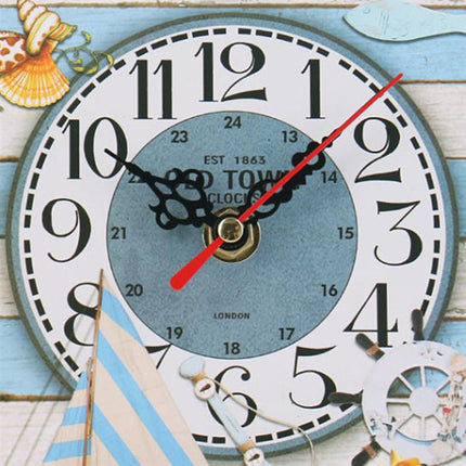 Zegar ścienny drewniany w kształcie słoika