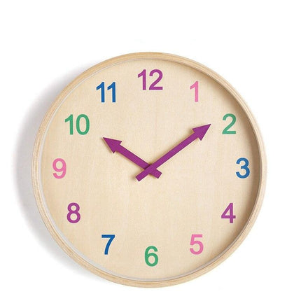 Kolorowy zegar edukacyjny dla dzieci