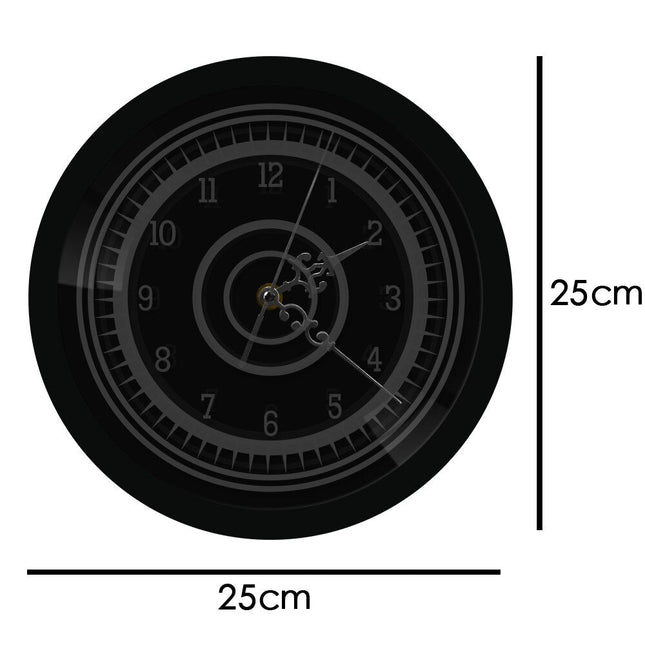Designerski podświetlany zegar do sypialni