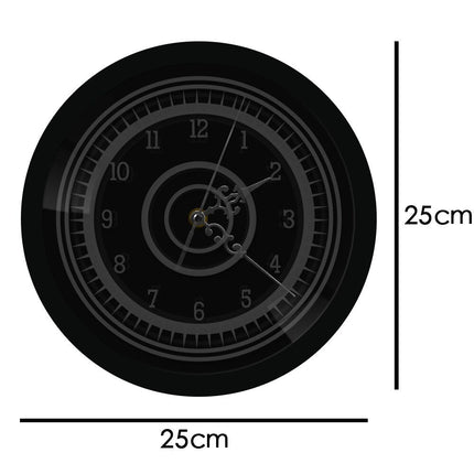 Designerski podświetlany zegar do sypialni