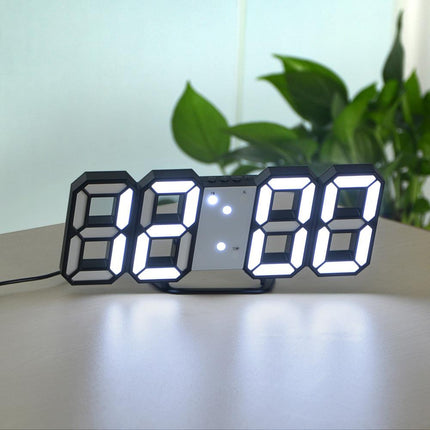 Nowoczesny cyfrowy zegar na biurko LED