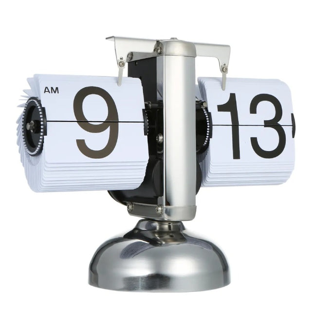 Zegar klapkowy w stylu retro na biurko