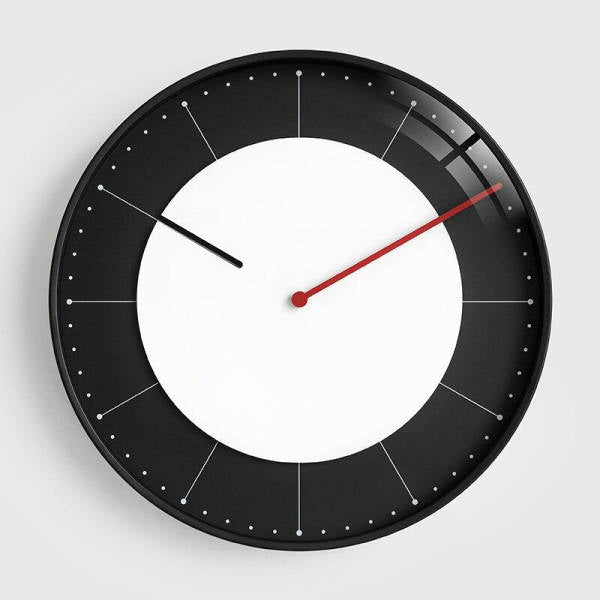 Nowoczesny zegar ścienny minimalistyczny design