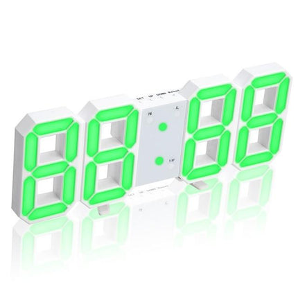 Zegar cyfrowy LED 3D na ścianę