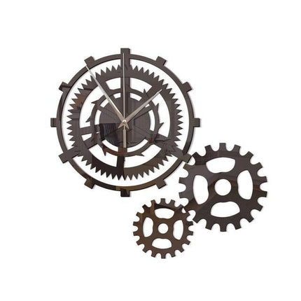 Dekoracyjny zegar ścienny koła zębate
