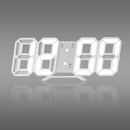 Zegar cyfrowy LED 3D na ścianę