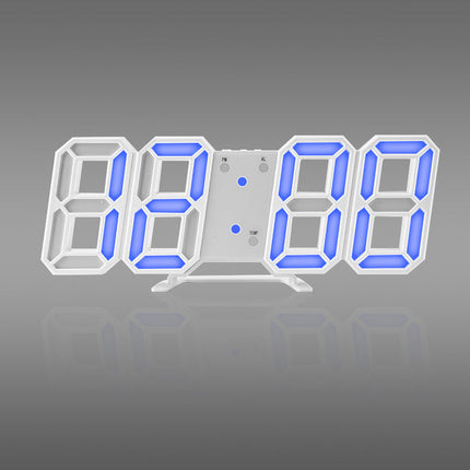 Zegar cyfrowy LED 3D na ścianę