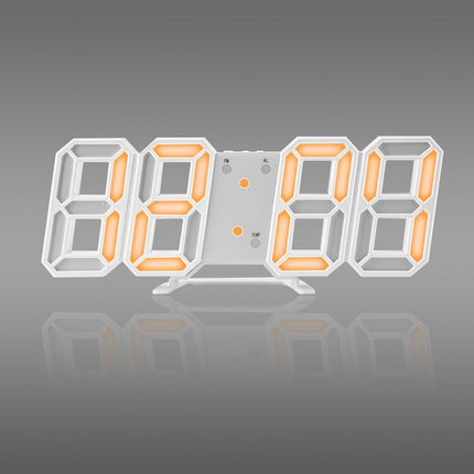 Zegar cyfrowy LED 3D na ścianę