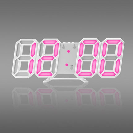 Zegar cyfrowy LED 3D na ścianę