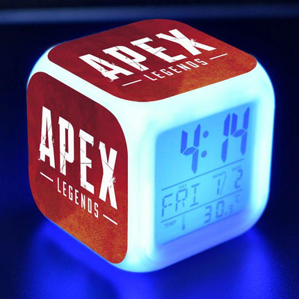 Budzik kostka LED z motywem APEX