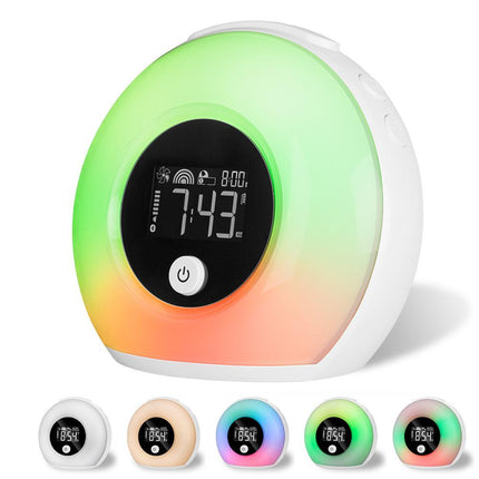 Cyfrowy budzik z lampką nocną RGB
