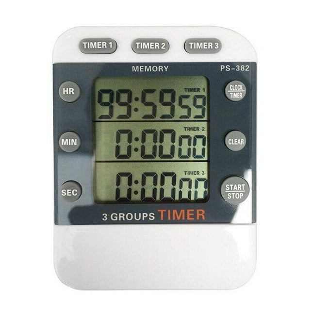 Wielofunkcyjny timer kuchenny z zegarem